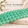 CAIRNVELL natural green aventurine round beads wholesale hero image